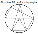 Inscribed Angles in a Circle Activity