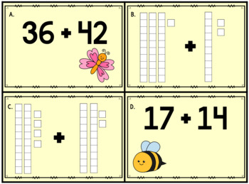 Preview of Insect Add the Room - 2 digit addends