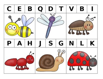 Preview of Insect Beginning Sounds