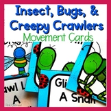 Insect, Bugs, and Creepy Crawlers Themed Movement Cards