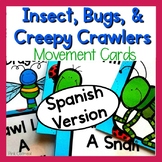 Insect, Bugs, and Creepy Crawlers Themed Movement Cards - 