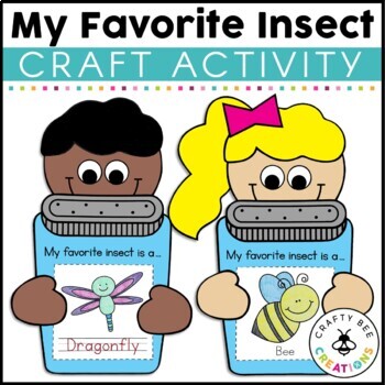 Preview of Insect Craft Spring Bulletin Board Bug Study Activities May Cut and Paste Art