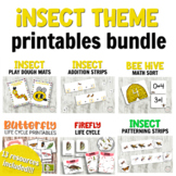 Montessori Insect Theme Bundle for Hands-on Learning Kinde