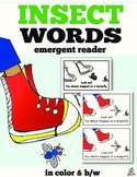 Insect Emergent Reader: Insect Words