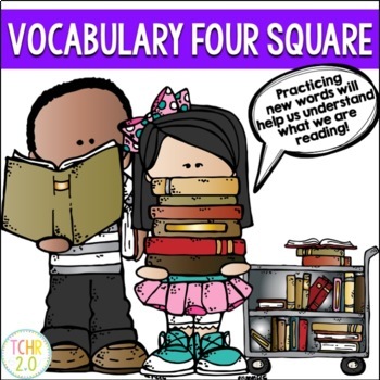 Preview of Vocabulary Four Square Template
