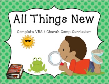 Preview of Vacation Bible School Life Cycle Complete Curriculum