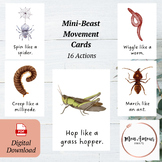 Insect Movement Cards | Mini-Beast Actions | Physical Acti