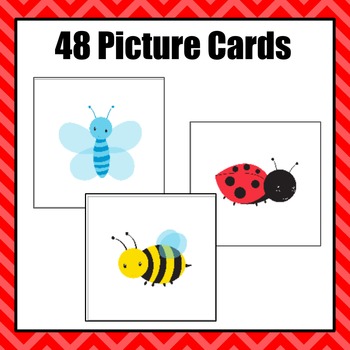 Insect Pattern Cards by Oh Boy Homeschool | TPT