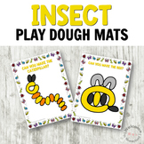 Insect Play Dough Mats for Fine Motor Centers