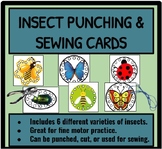 Insect Punching and Sewing Cards