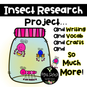 Preview of Insect Report Booklet, Writing & Crafts