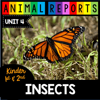 Preview of Insects - Animal Reports - Butterflies Caterpillars Science Expository Writing