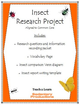 Preview of Insect Research Project