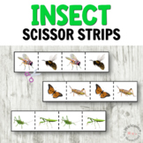Insect Scissor Strips for Cutting Practice