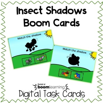 Preview of Insect Shadow Visual Discrimination Boom Cards