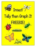 Insect Tally It then Graph It FREEBIE!