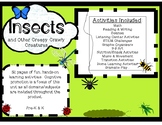 Insect Theme Math Literacy STEM activities ----- games & more