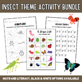 Ultimate Insect Theme Printable Activity Bundle- Perfect F