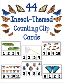 Insect Themed Counting Clip Cards: Creative Curriculum Ins