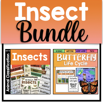 Preview of Insect Unit & Butterfly Life Cycle BUNDLE