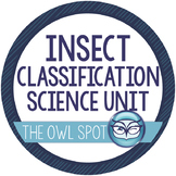 Insect Classification Unit - Power Point, INB notes, Quizz