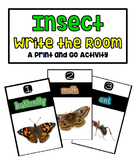 Insect Write the Room Activity