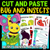 Insect and Bug Cut and Paste Craft Template Bundle
