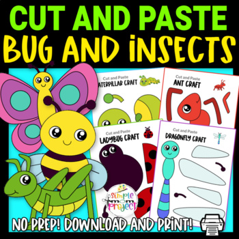 Preview of Ultimate Insect and Bug Cut and Paste Craft Template Bundle