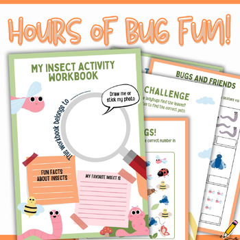 Preview of Insect and Bug Themed Activity Pack