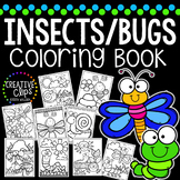 Insect and Bugs Coloring Book {Made by Creative Clips Clipart}