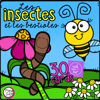 Preview of FRENCH BOOM CARDS • Insectes et bestioles
