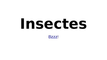 Preview of Insectes ppt