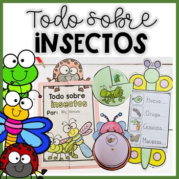 Preview of Insectos y ciclo de vida Mariposa | Insects and Butterfly Life Cycle in Spanish