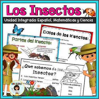Preview of Insectos - Unidad de estudio (ciencias, matemáticas, español)