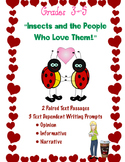 Insects ~ 2 Paired Texts and 3 Text Dependent Writing Prom