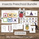 Insects Activity Bundle - Montessori Preschool Unit Study