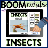 Insects: Adapted Book- Boom Cards
