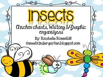 Preview of Insects: Anchor Charts & Graphic Organizers