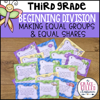 Preview of Beginning Division Task Cards