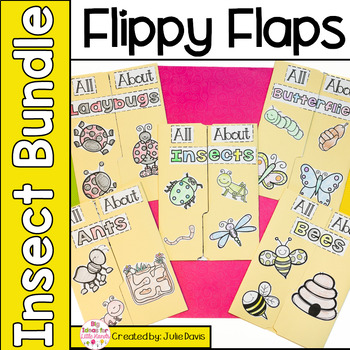 Preview of Insects Bug BUNDLE Activities Interactive Notebook Lapbook