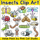 Insects Clip Art - butterfly, moth, ant, worm, caterpillar