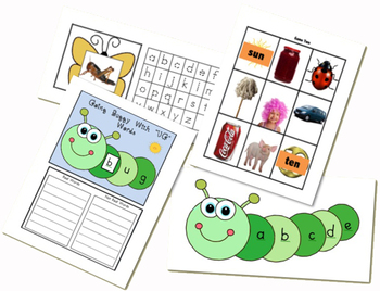Insects- Bugs Math and Literacy Lesson Plans by Kinderplans | TpT