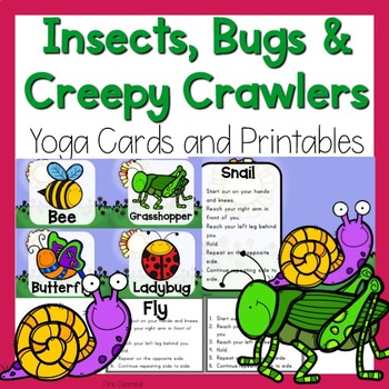 Preview of Insects, Bugs, and Creepy Crawlers Themed Yoga