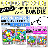 Insects, Bugs and Friends Color by Number and Number Sense