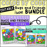 Insects, Bugs and Friends Color by Sight Word and Letter Bundle
