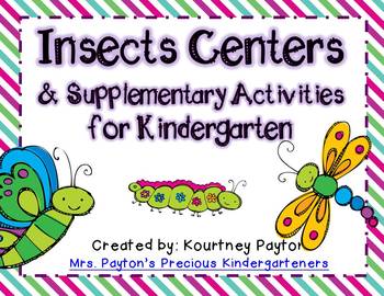 Preview of Insects Centers & Supplementary Activities