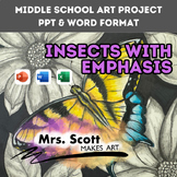 Insects Colored Pencil & Shading - 6-12th Grade Art Lesson