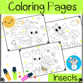 Insects Coloring Pages | Bugs Coloring Sheets