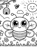 Insects Coloring pages (5 pages)