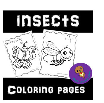 Preview of Insects Coloring pages